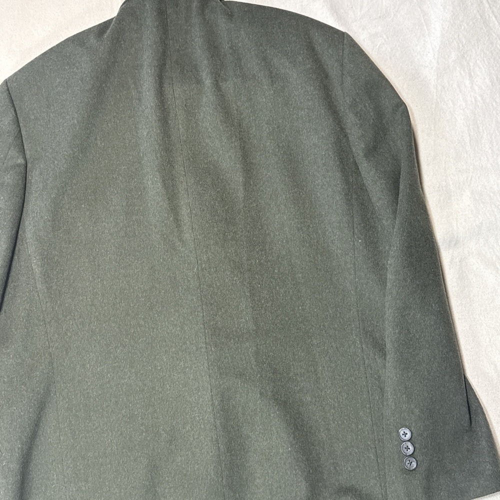 Eddie Bauer Men's Dark Green Wool Blazer - Picture 16 of 16